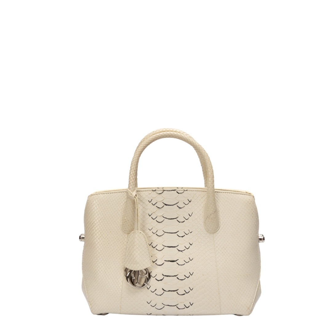 Christian Dior Python Open Bar Satchel