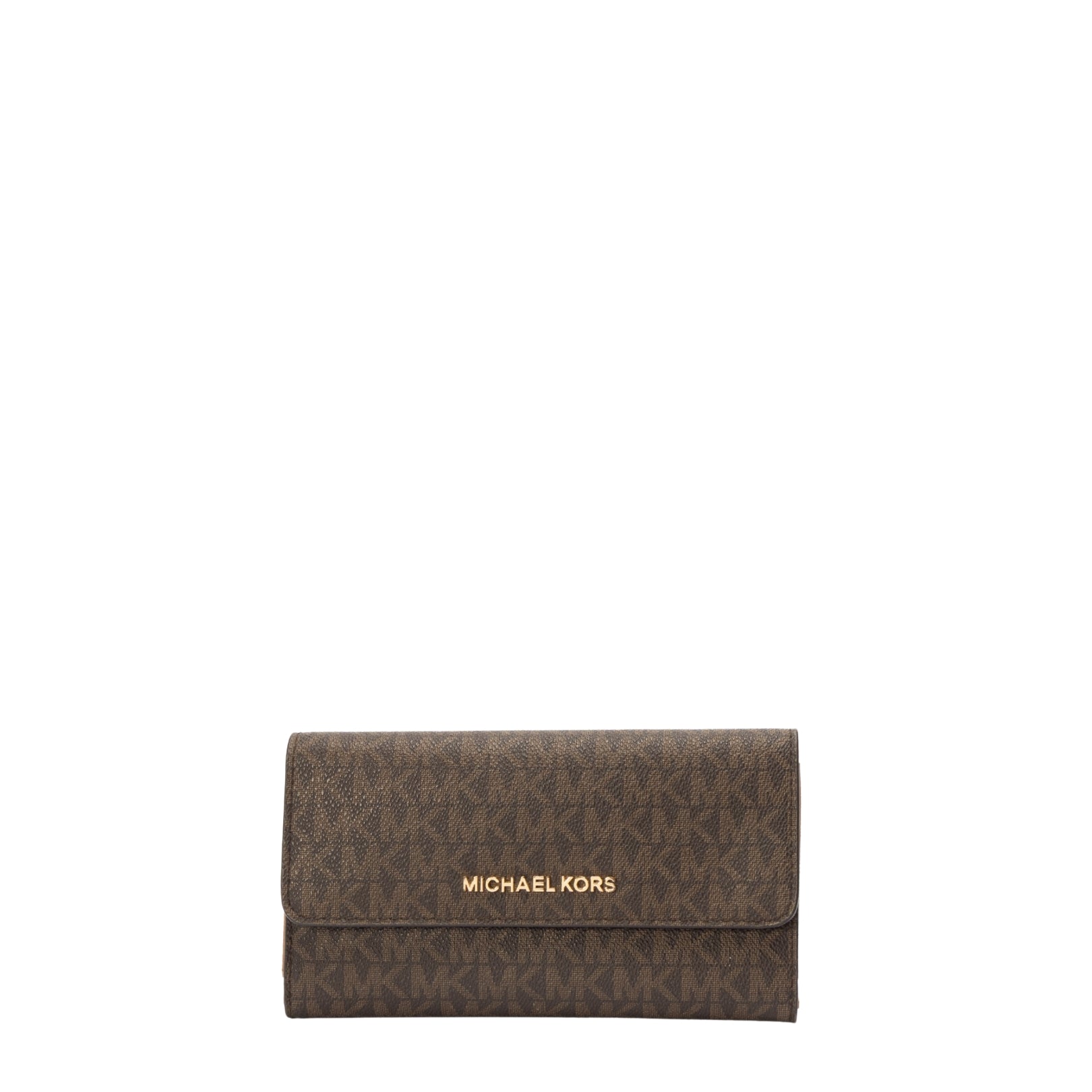 Michael Kors Brown Jet Set Logo Wallet