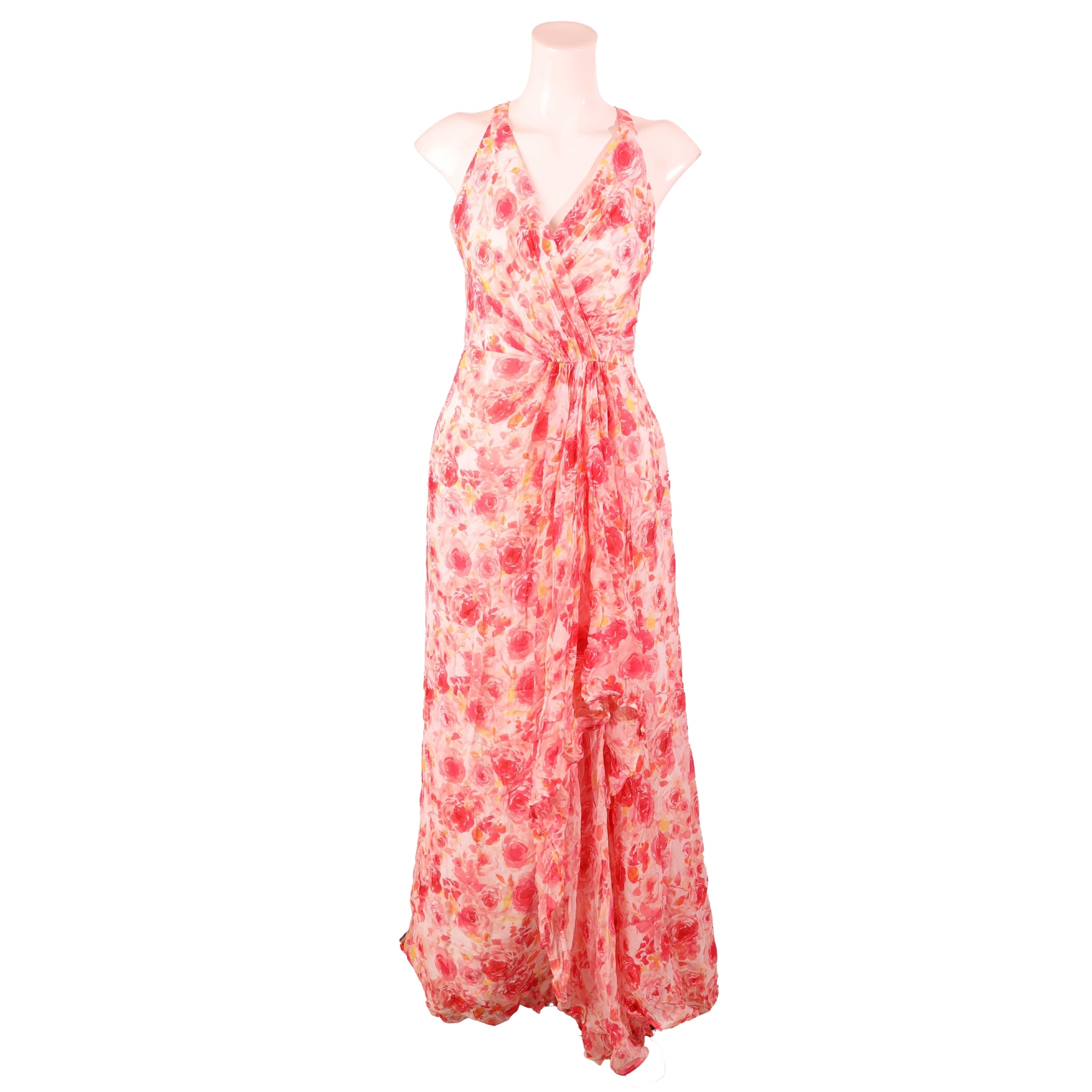 Forever New Quinn Halterneck Floral Maxi Dress