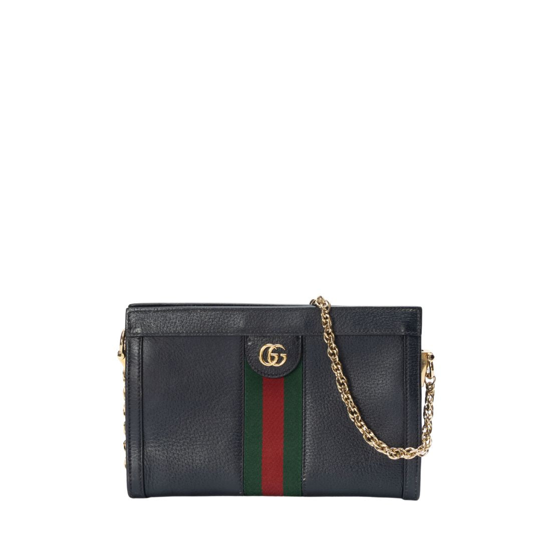 Gucci Black Ophidia GG Shoulder Bag