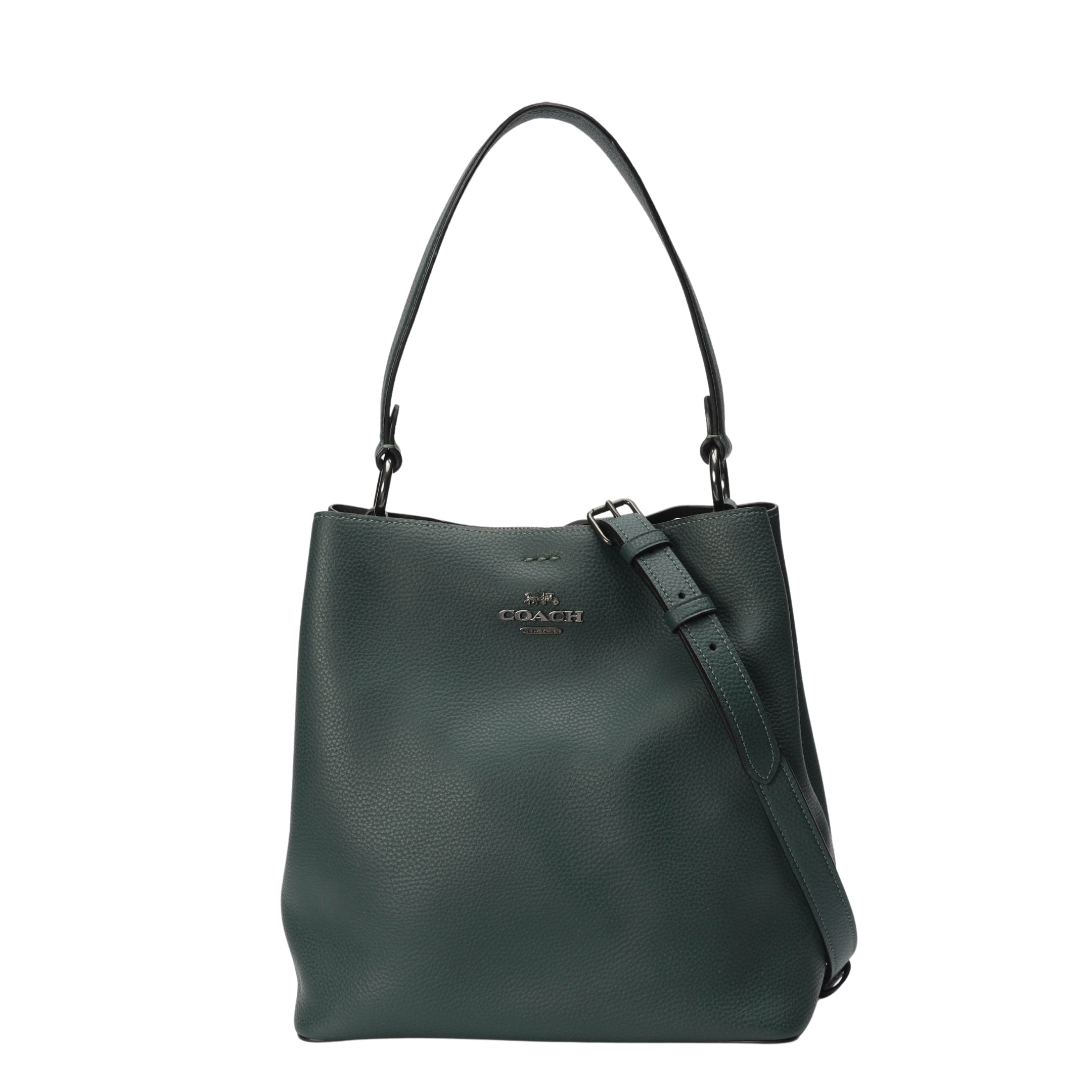 Coach Teal Town Convertible Bucket Crossbody Bag