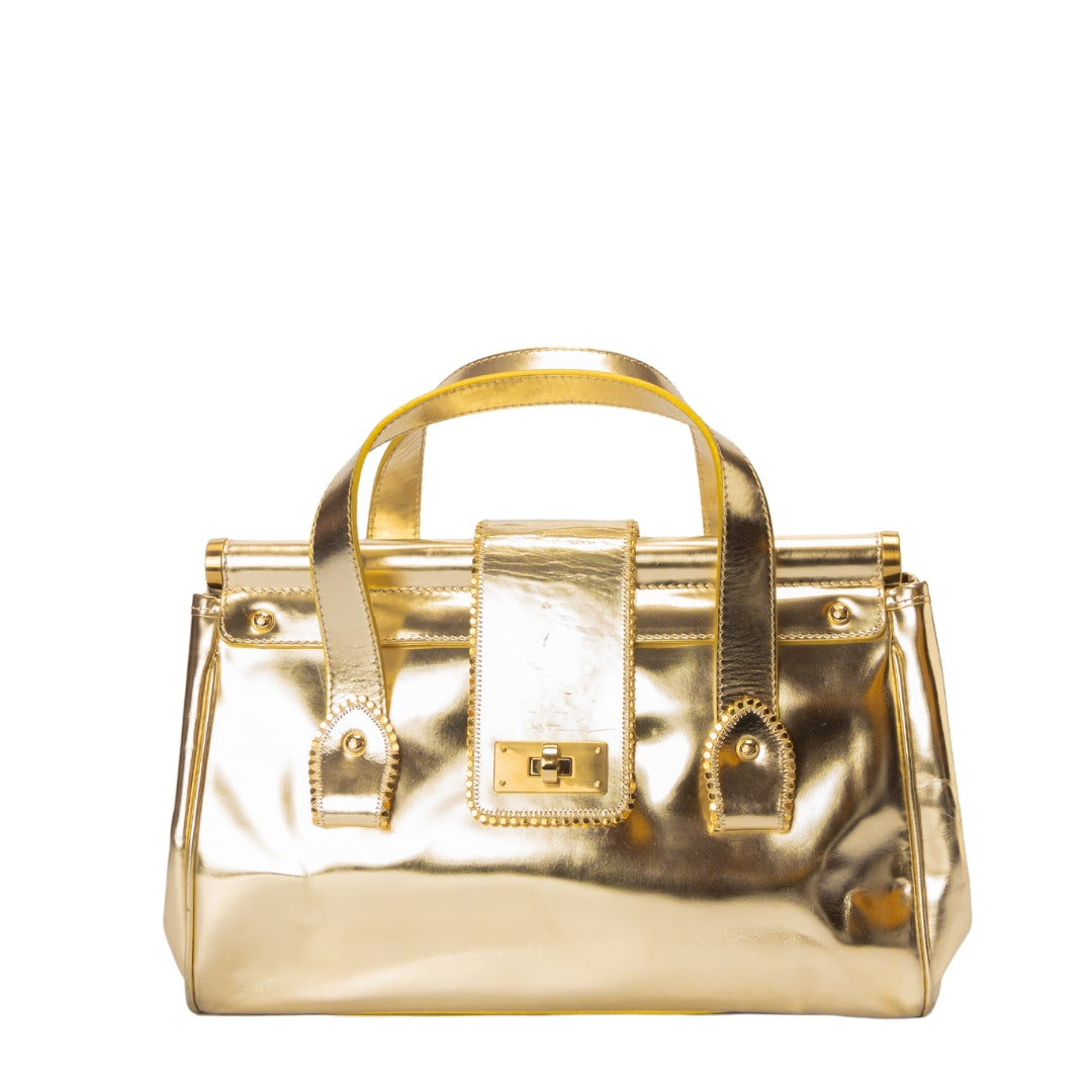 Emporio Armani Metallic Satchel