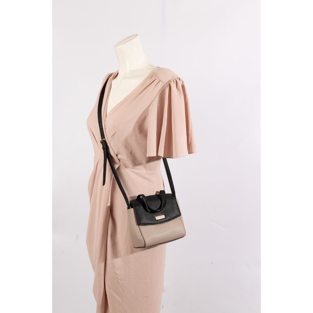Kate Spade Black/Beige Laurel Way Alisanne Satchel