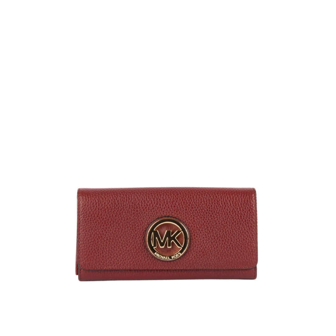 Michael Kors Leather Fulton Wallet