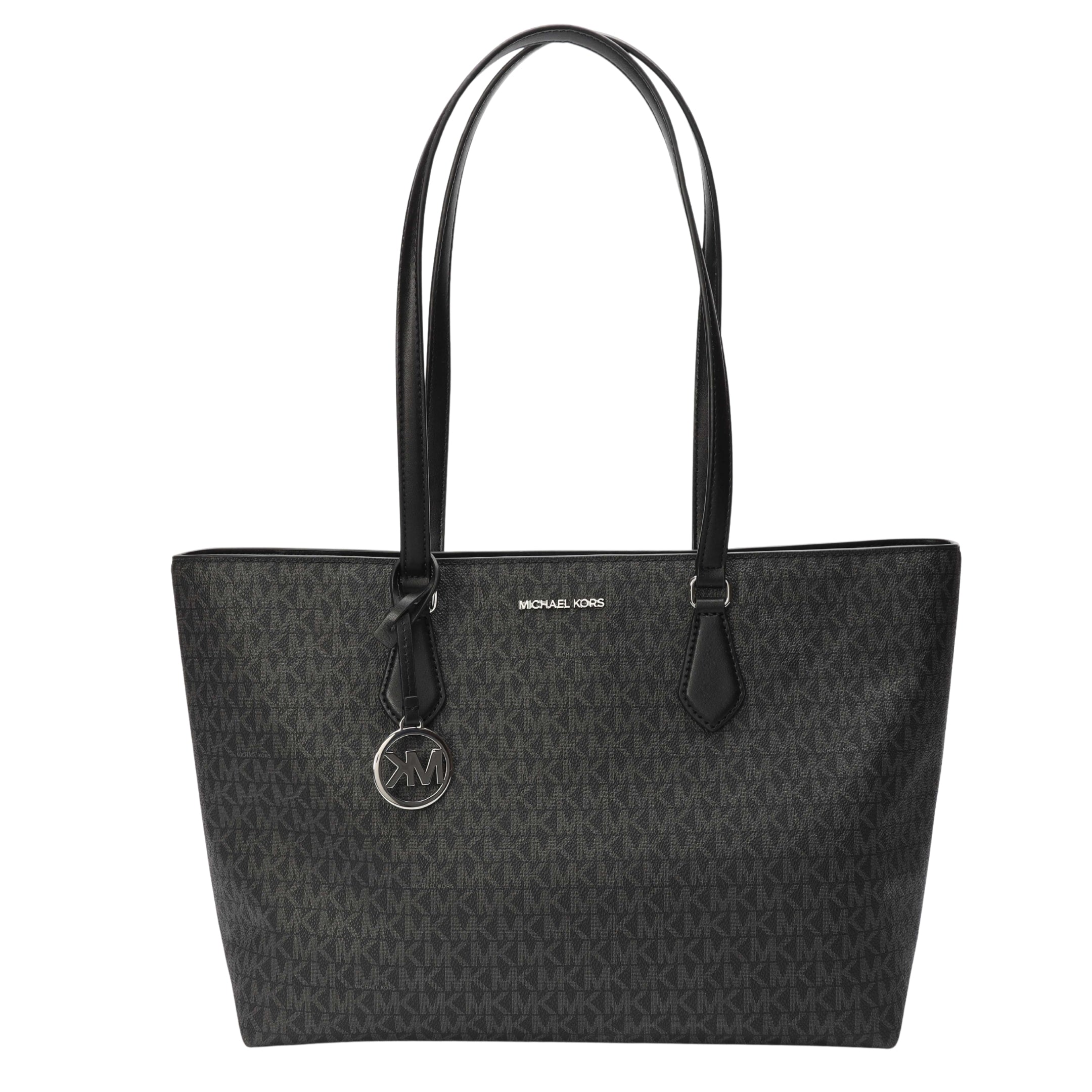 Michael Kors Sheila Black Logo Large Tote