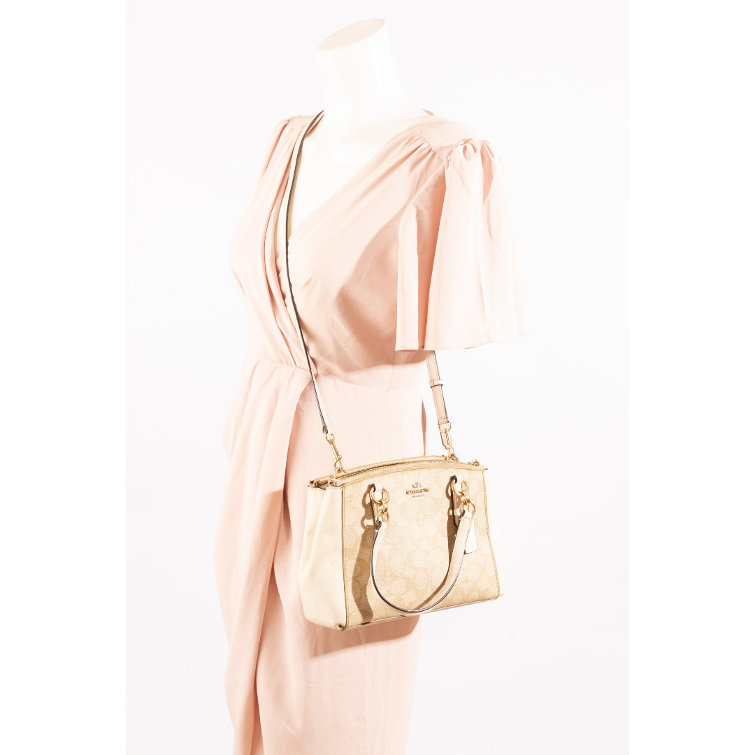 Coach Beige Christie Carryall Convertible Satchel