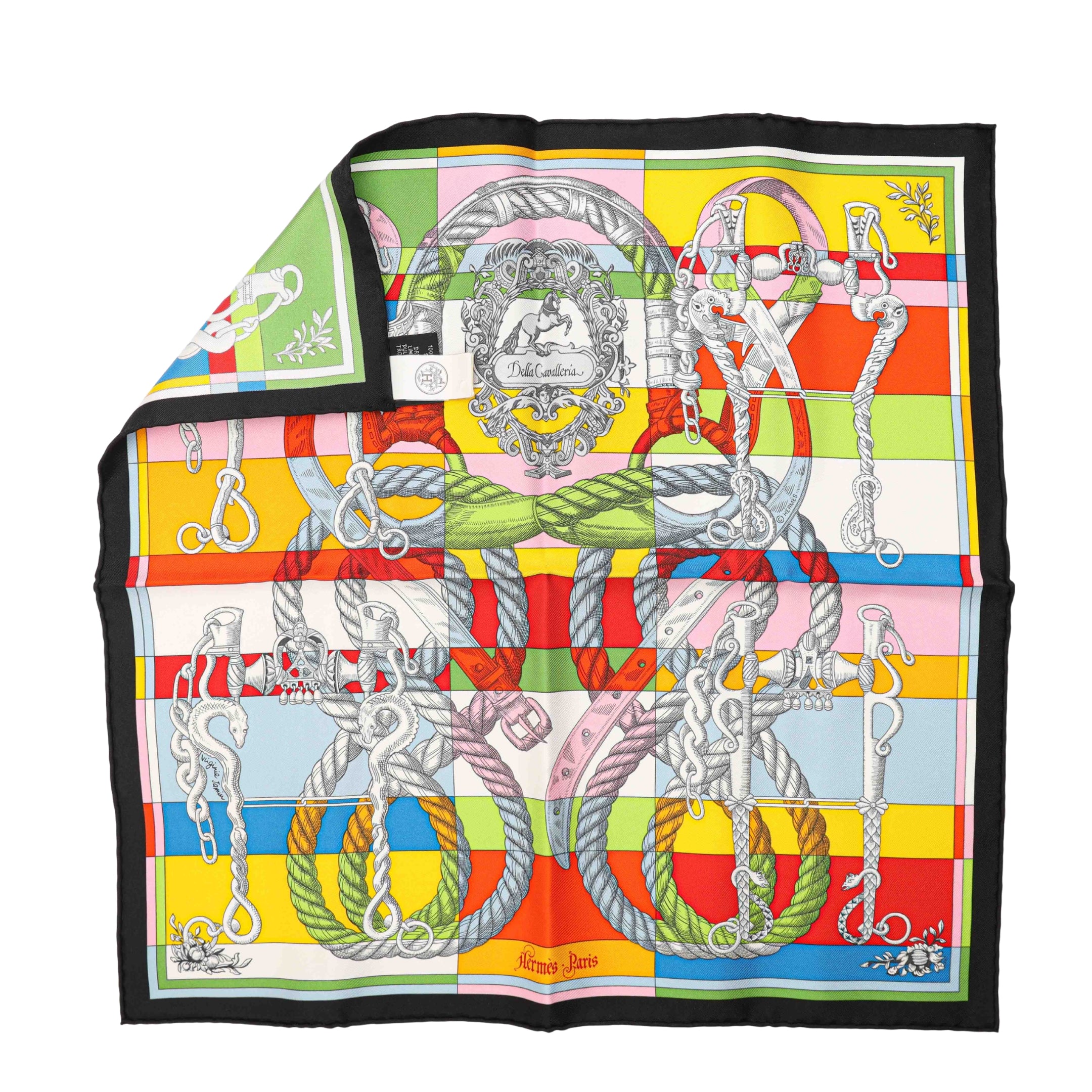 Hermes Della Cavalleria Double Face Scarf 90