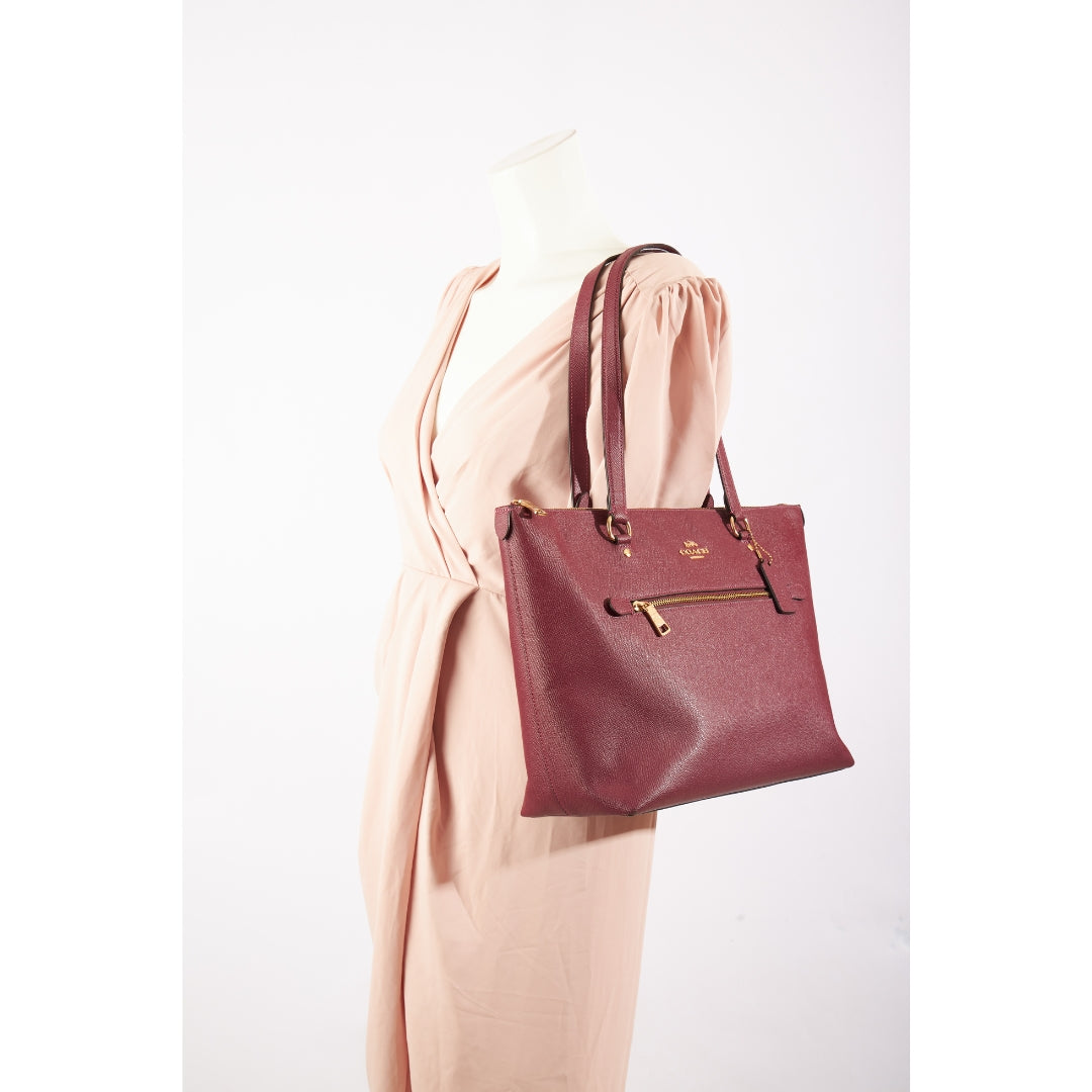 Coach Gallery Maroon Tote