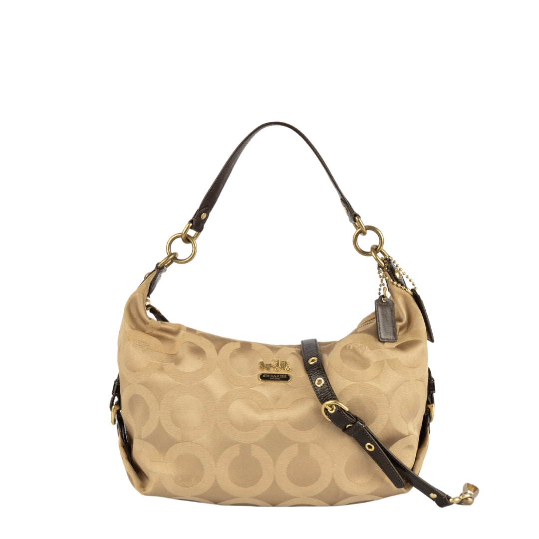 Coach Madison Op Art Hailey Hobo Bag