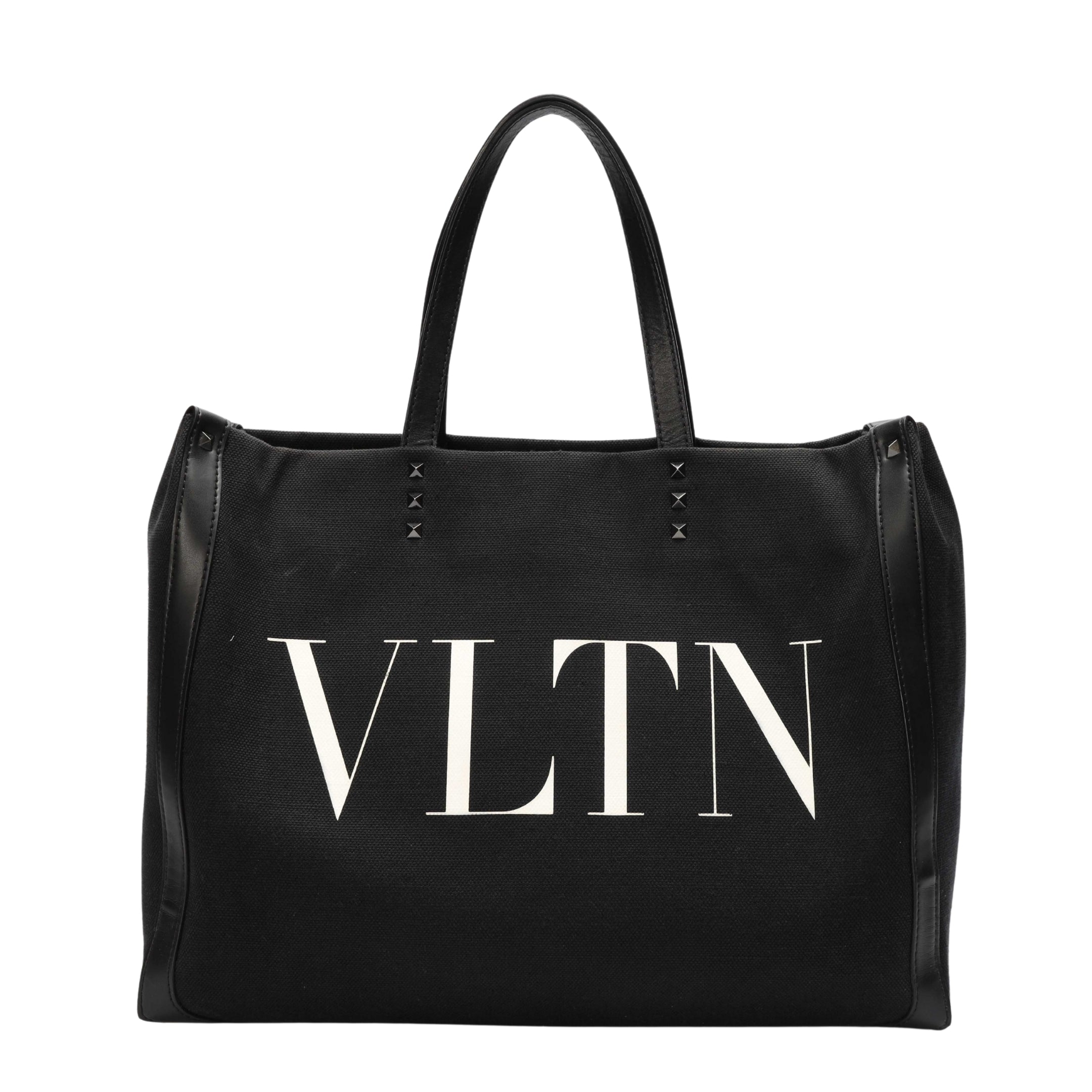 Valentino Garavani Black VLTN Ecolab Tote