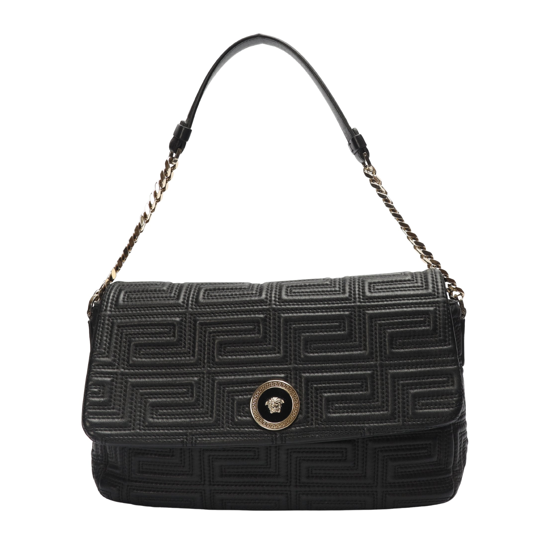 Versace Black Medusa Shoulder Bag