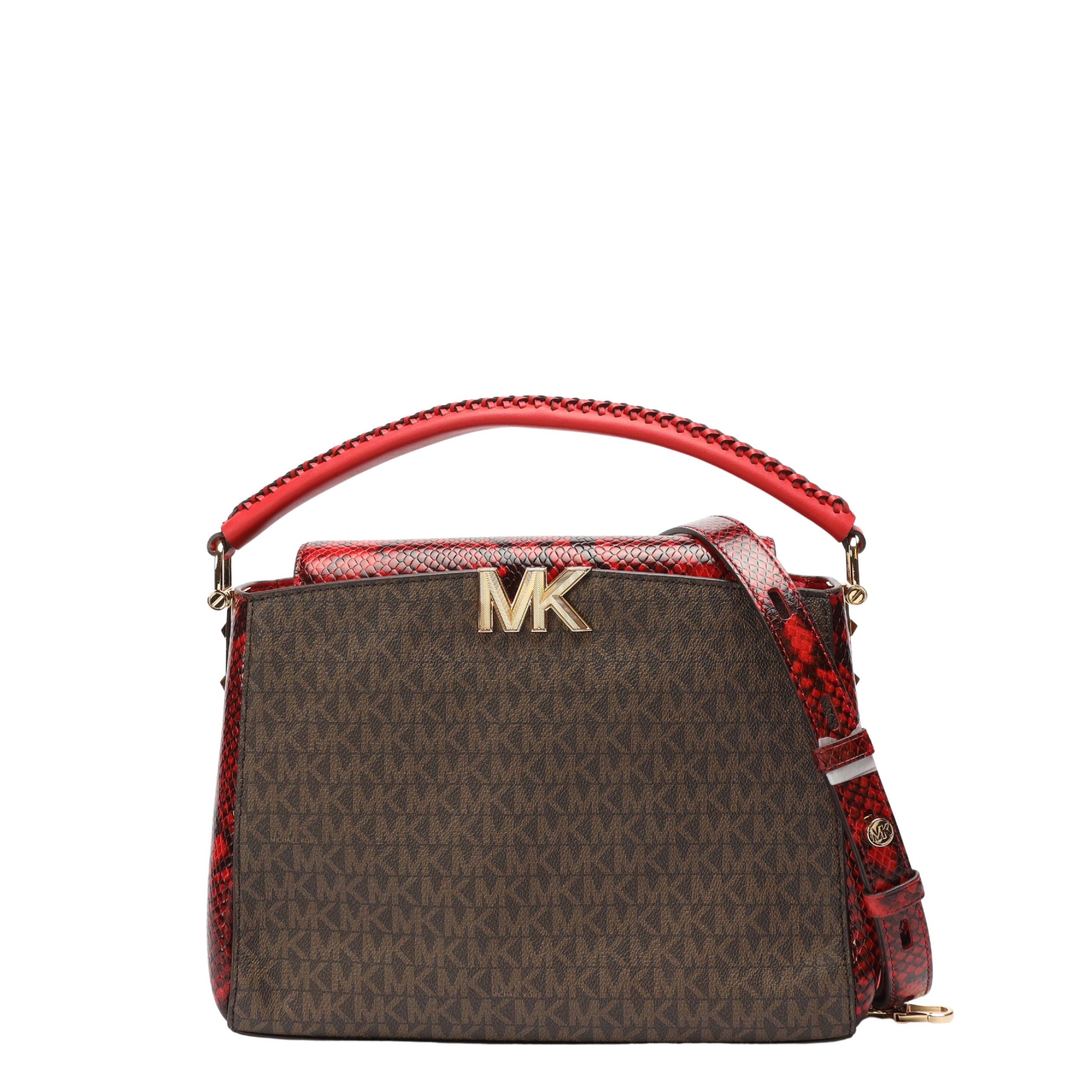 Michael Kors Karlie Logo Embossed Convertible Satchel