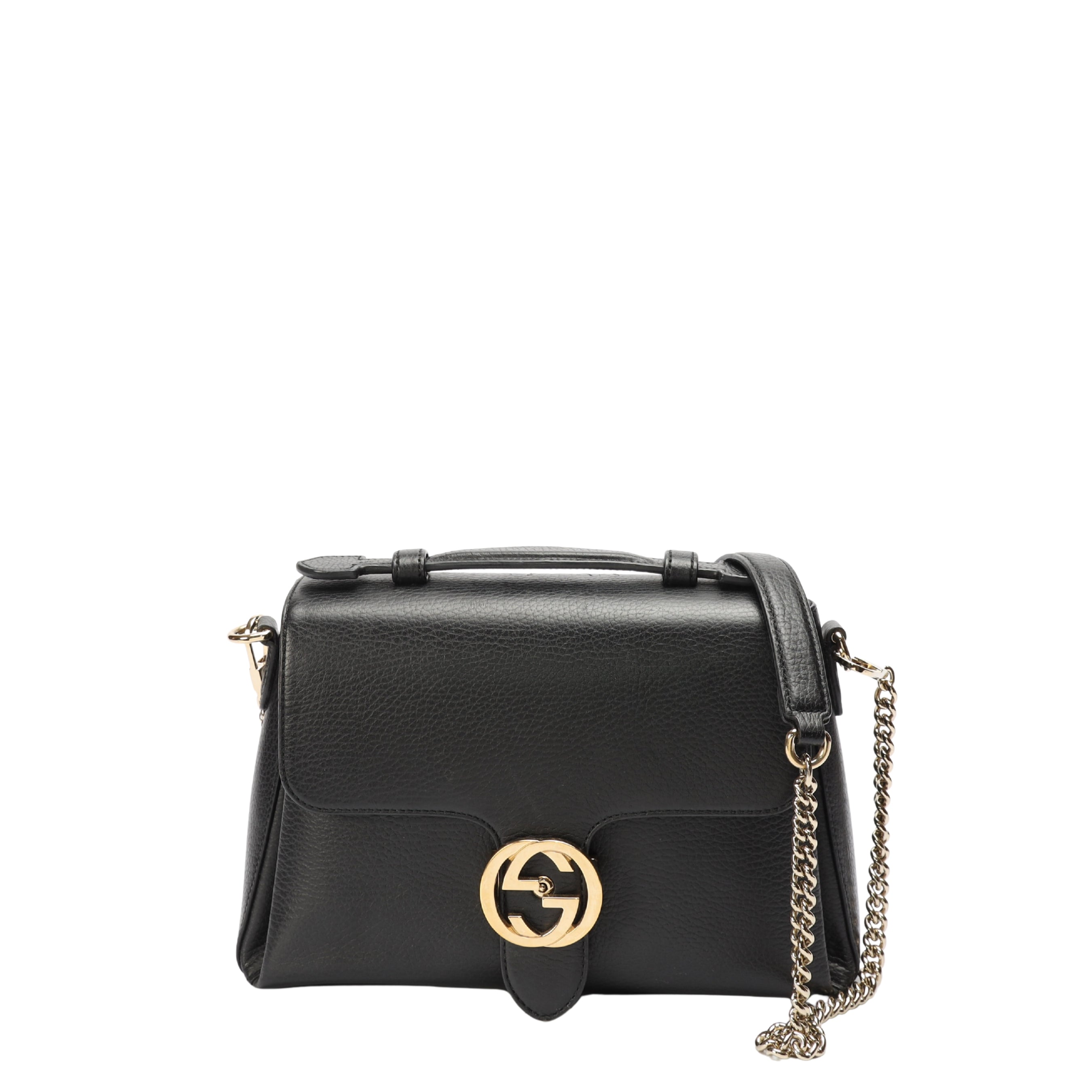 Gucci Interlocking GG Black Crossbody Bag