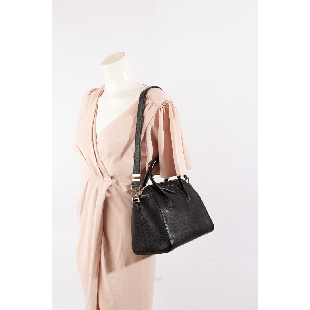 Givenchy Black Leather Antigona Satchel