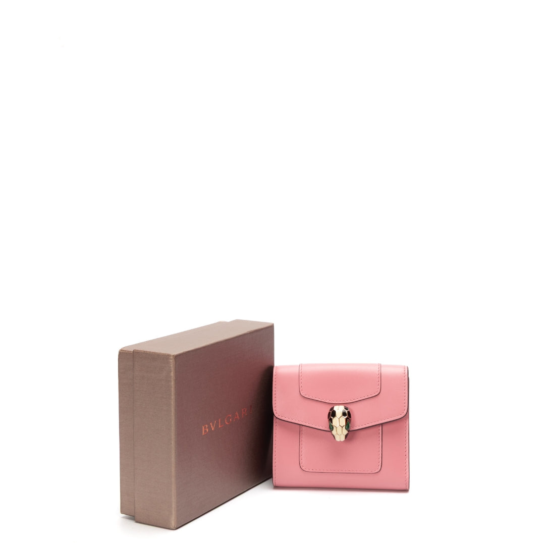 Bvlgari Serpenti Pink Forever Wallet