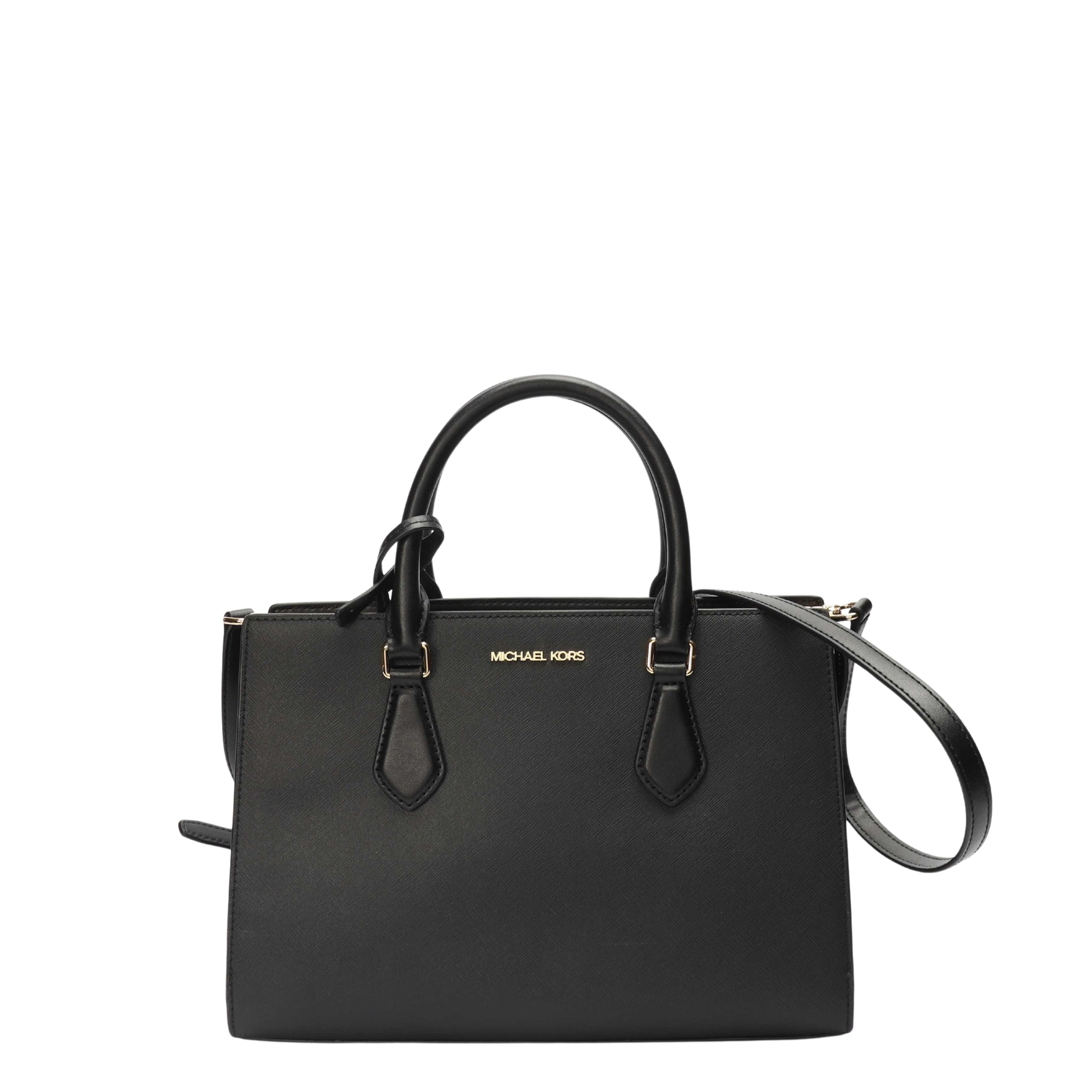 Michael Kors Black Marilyn Satchel Crossbody Bag