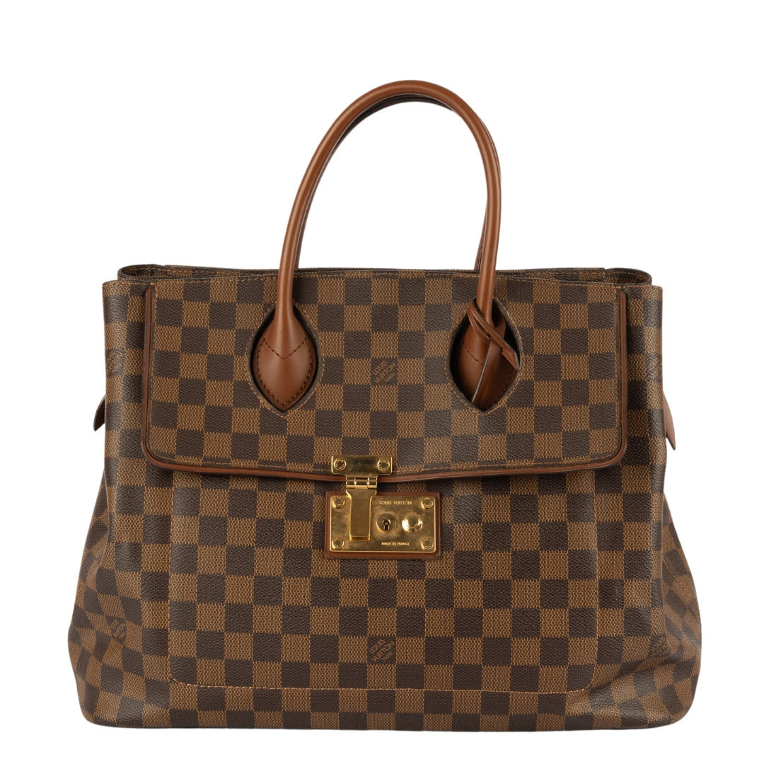 Louis Vuitton Damier Ebene Canvas Ascot Bag