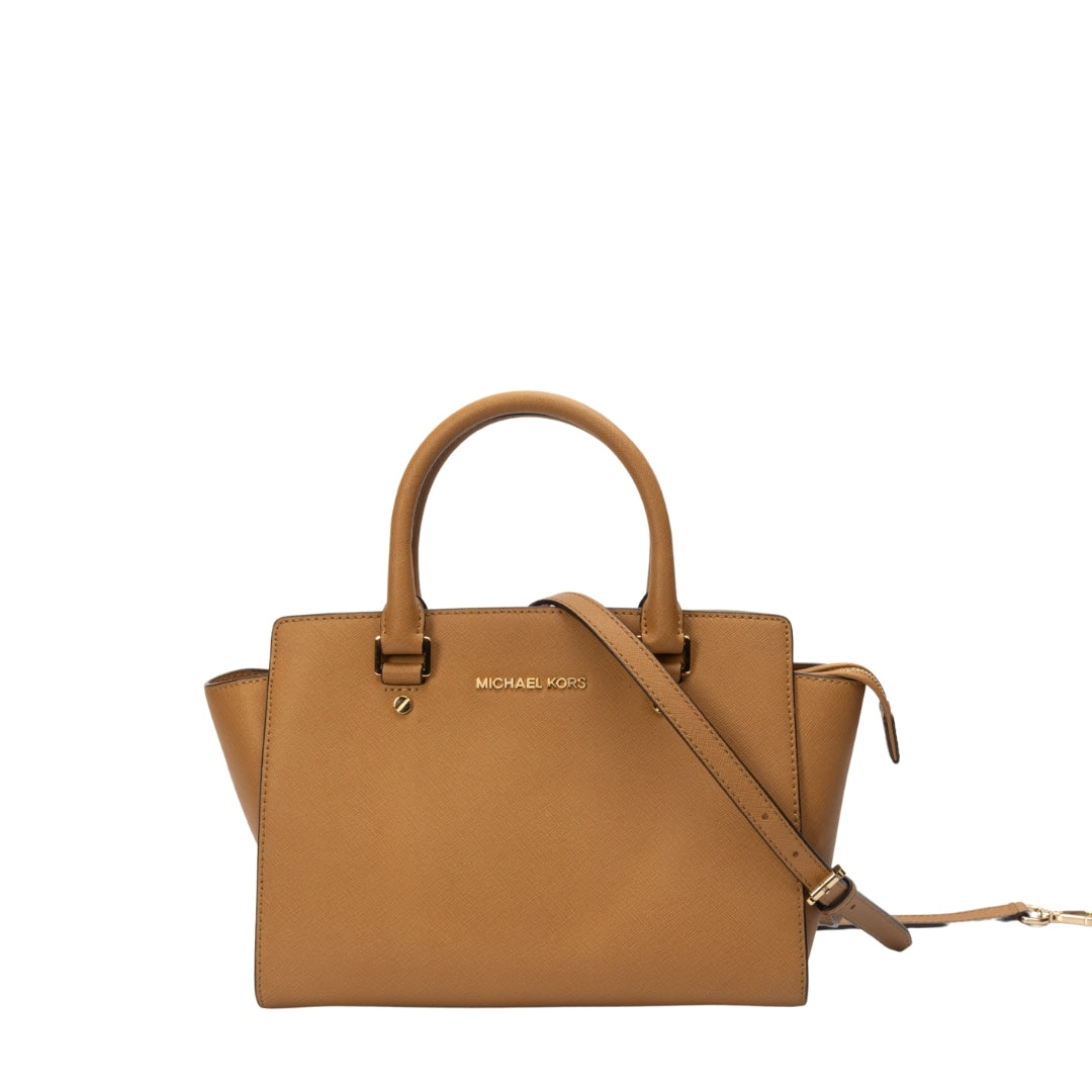 Michael Kors Leather Medium Selma Satchel