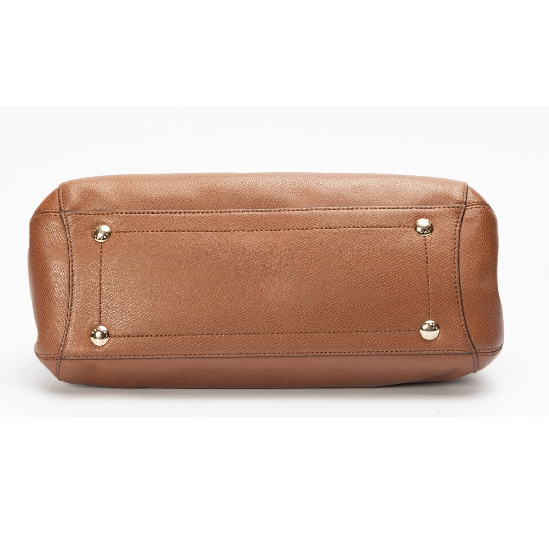 Coach Brown Leather Margot Carryall Satchel