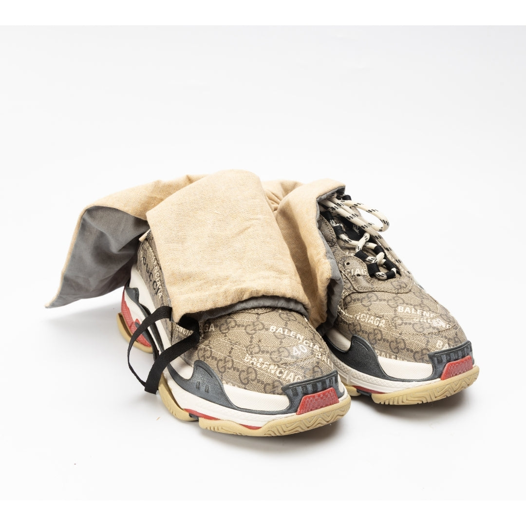 Gucci x Balenciaga Hacker Project Lace Up Sneakers