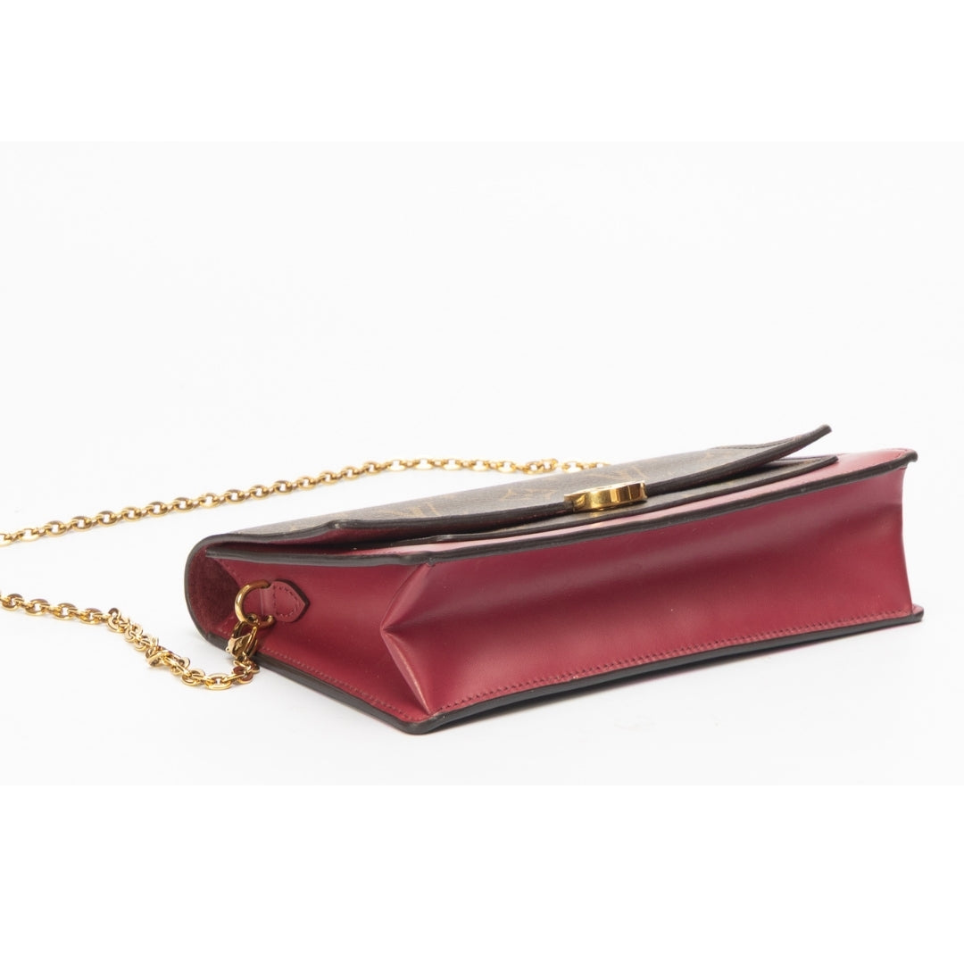 Louis Vuitton Monogram Flore Chain Wallet