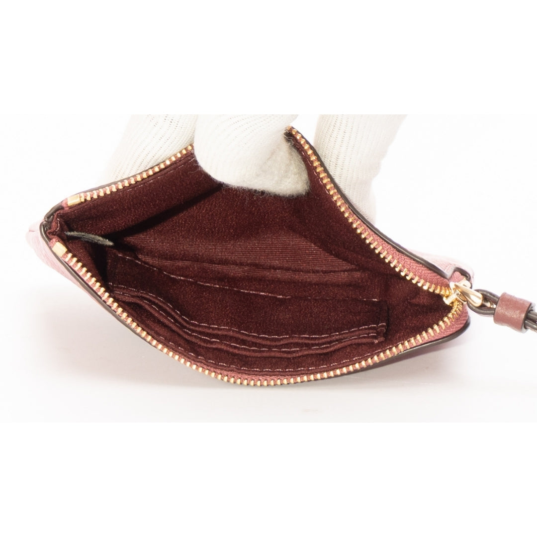 Coach Corner Zip Wristlet