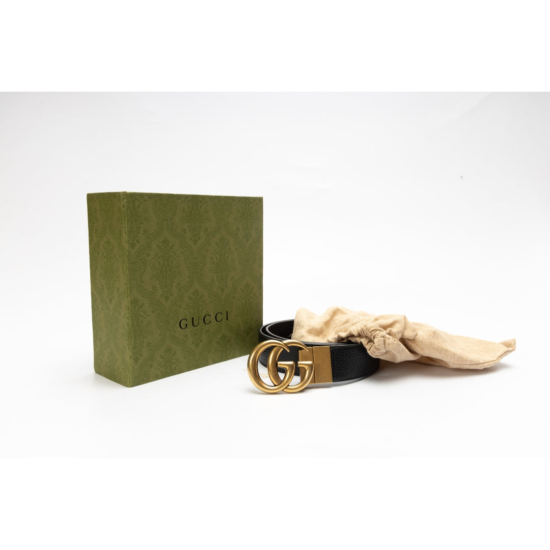 Gucci GG Marmont Leather Belt