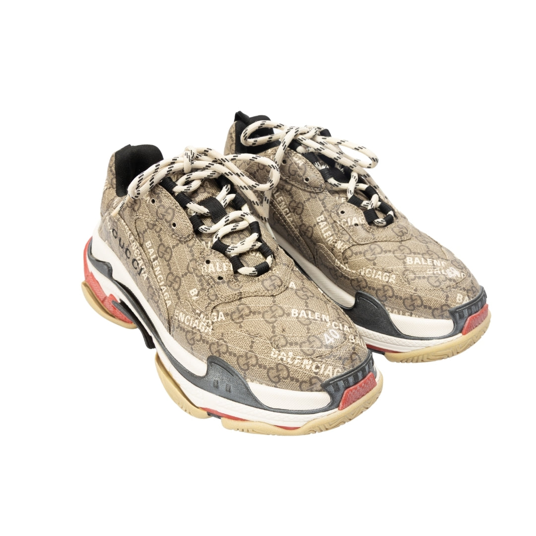 Gucci x Balenciaga Hacker Project Lace Up Sneakers