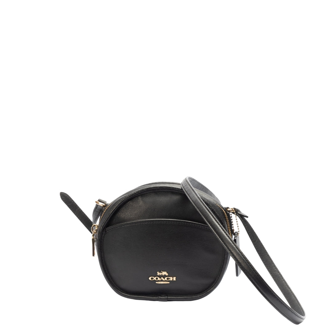 Coach Black Circle Crossbody Bag