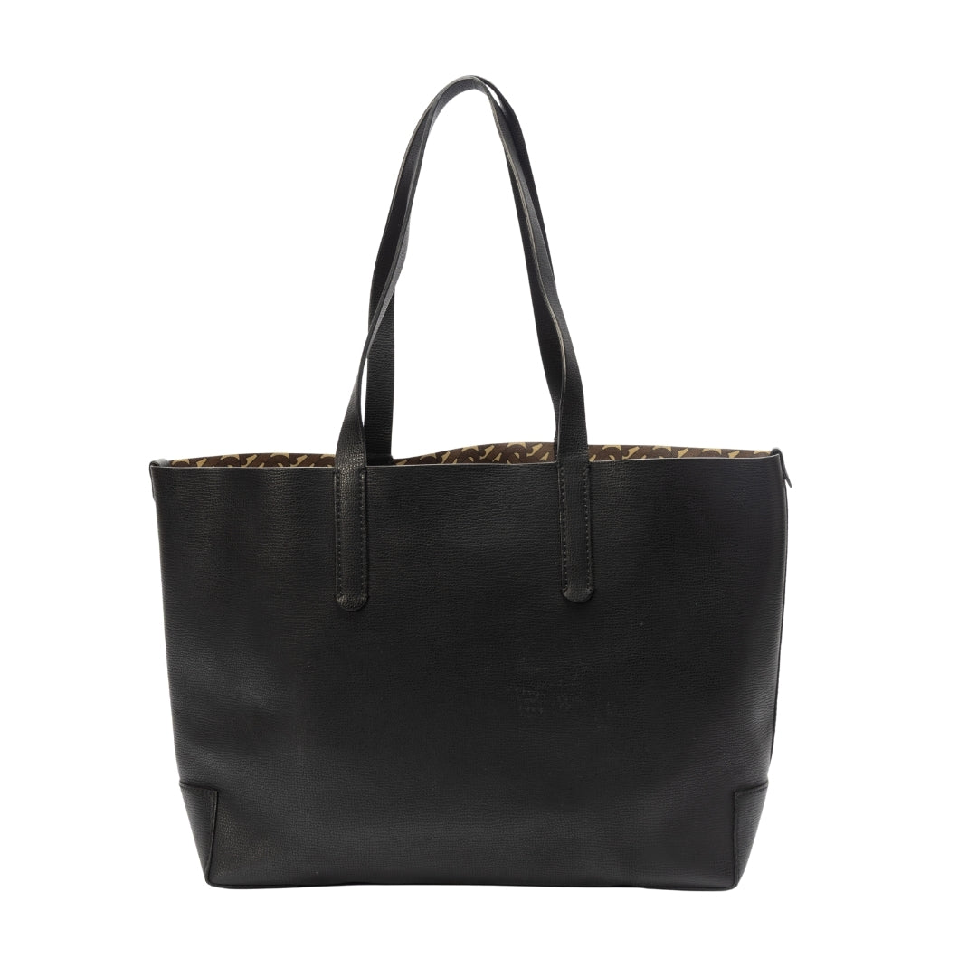 Burberry TB Monogram Embossed Leather Tote