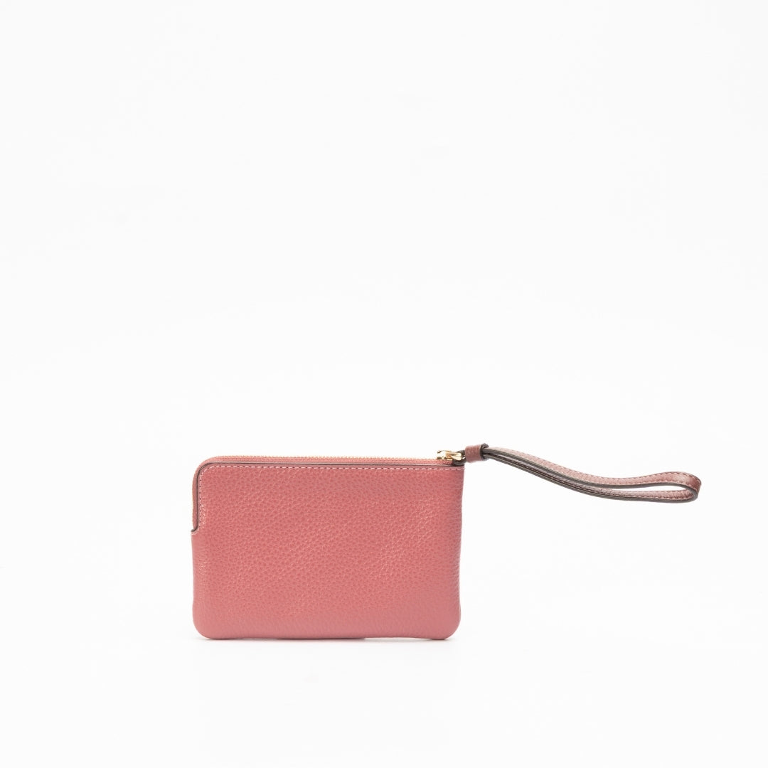 Coach Corner Zip Wristlet