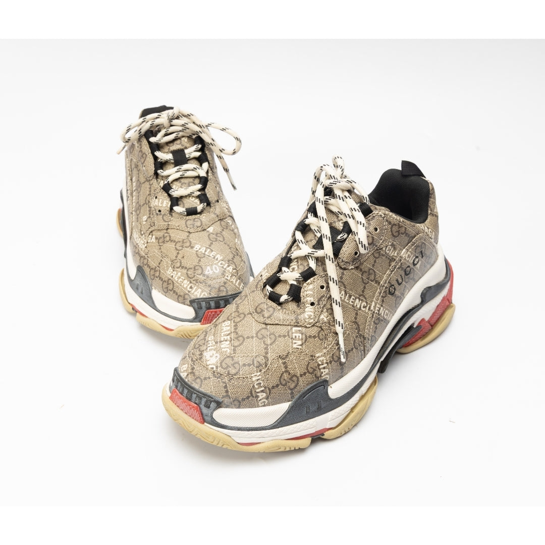 Gucci x Balenciaga Hacker Project Lace Up Sneakers