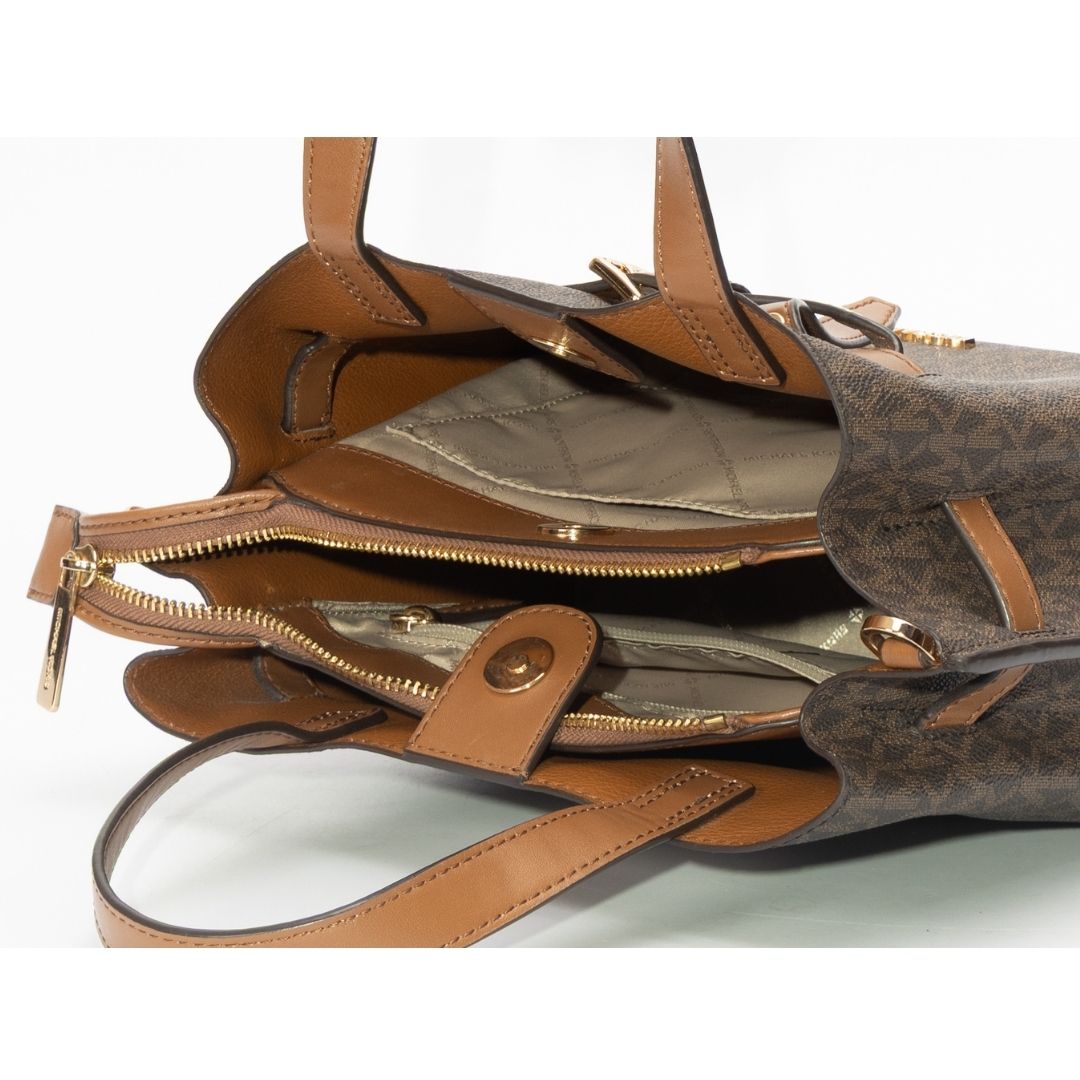 Michael Kors Emilia Small Pebbled Leather Satchel