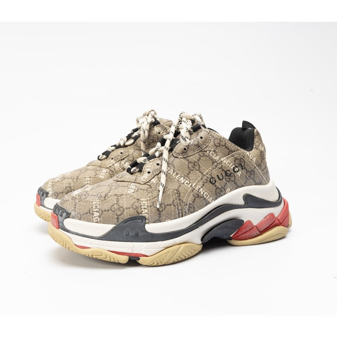 Gucci x Balenciaga Hacker Project Lace Up Sneakers