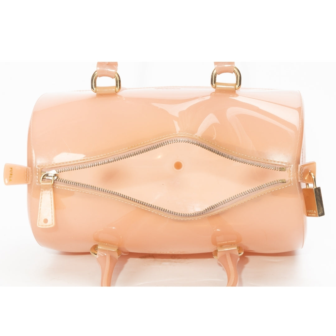 Furla Glossy Rubber Candy Satchel
