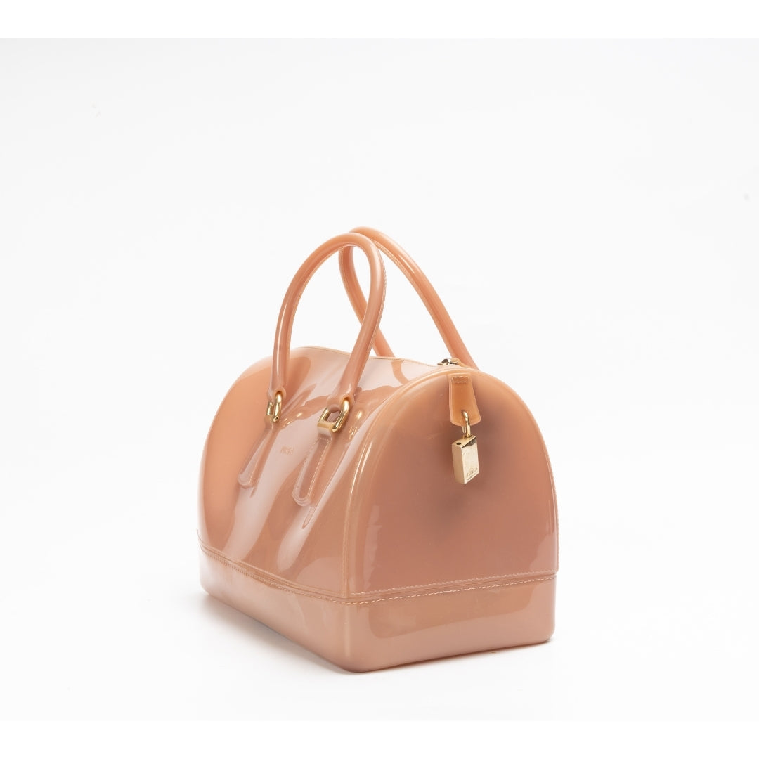 Furla Glossy Rubber Candy Satchel
