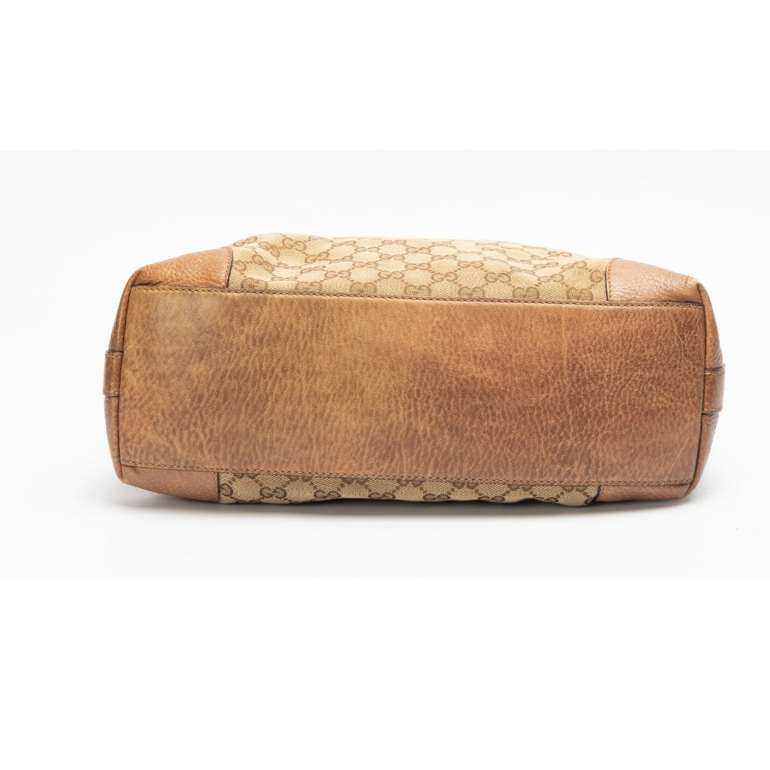 Gucci GG Canvas and Leather Princy Hobo Bag