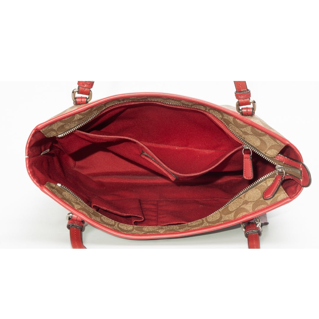 Coach Taylor Medium Signature Canvas Tote Bag
