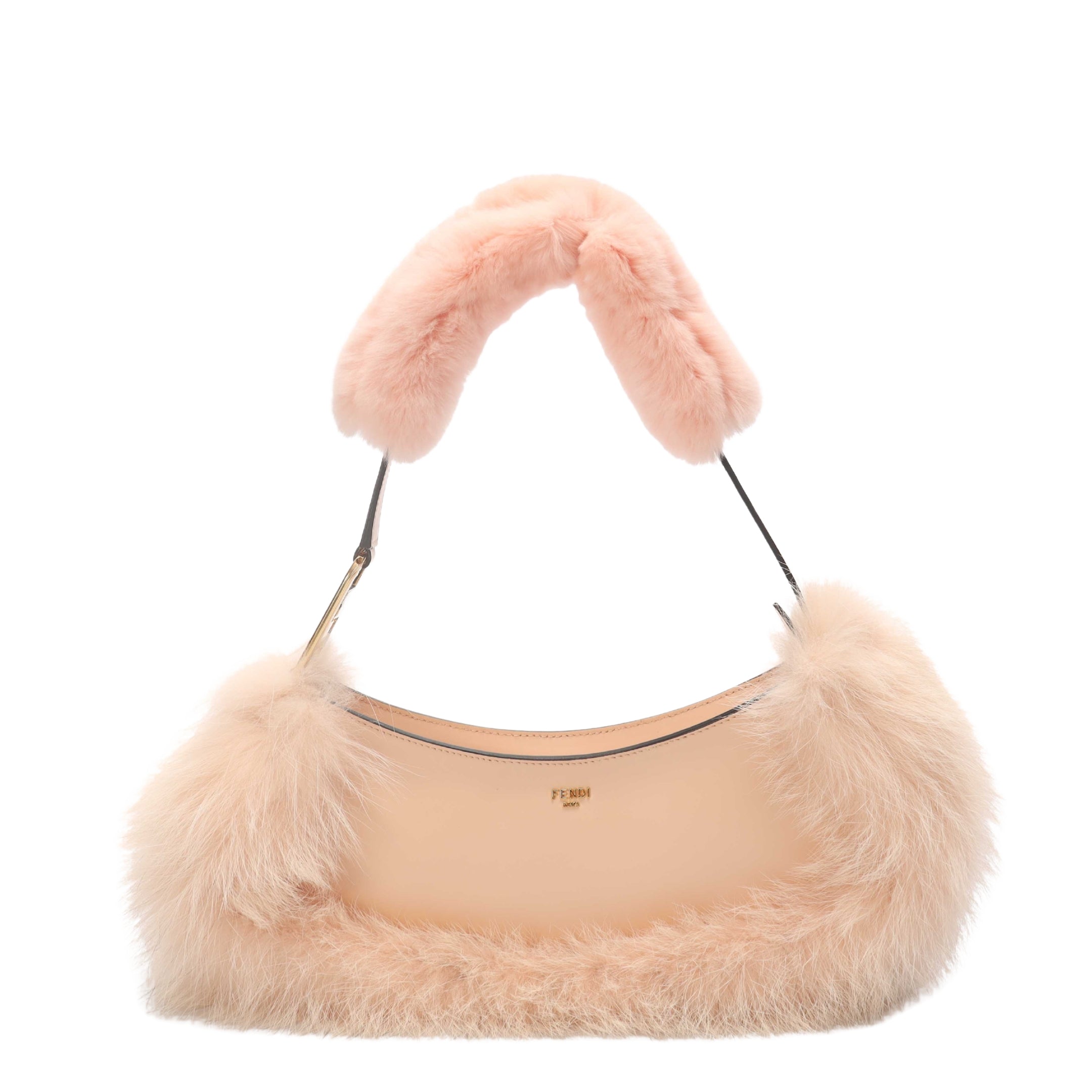 Fendi O'Lock Swing Pale Pink Shoulder Bag