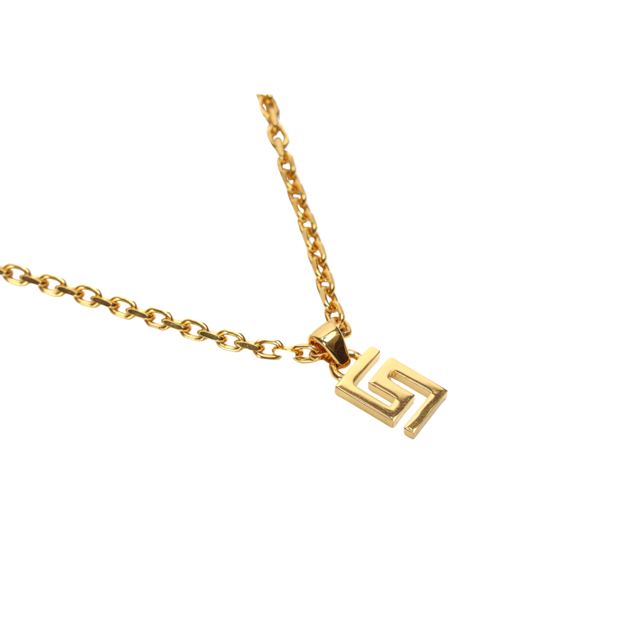 Versace Greca Pendant Necklace