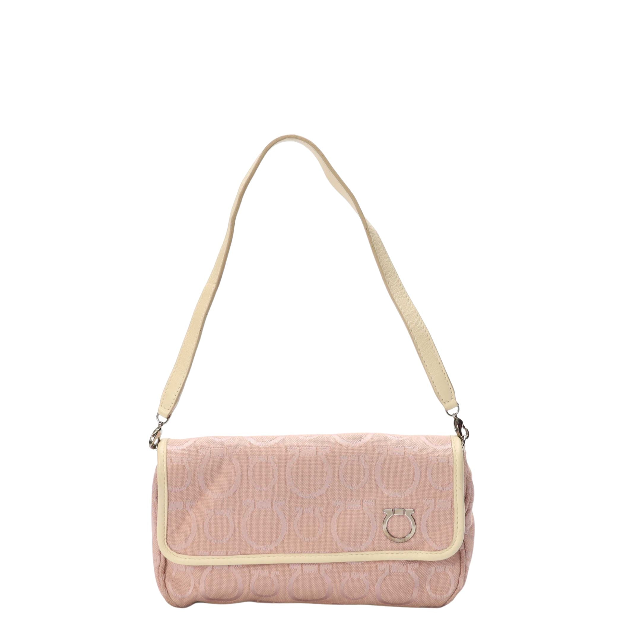 Salvatore Ferragamo Gancini Baguette Shoulder Bag
