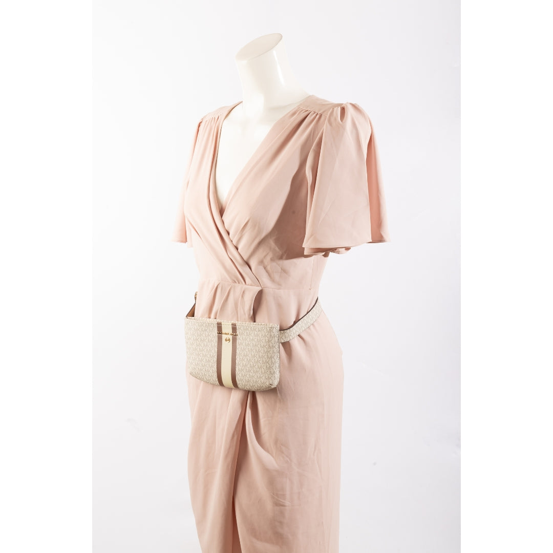 Michael Kors Jacquard Canvas Belt Bag