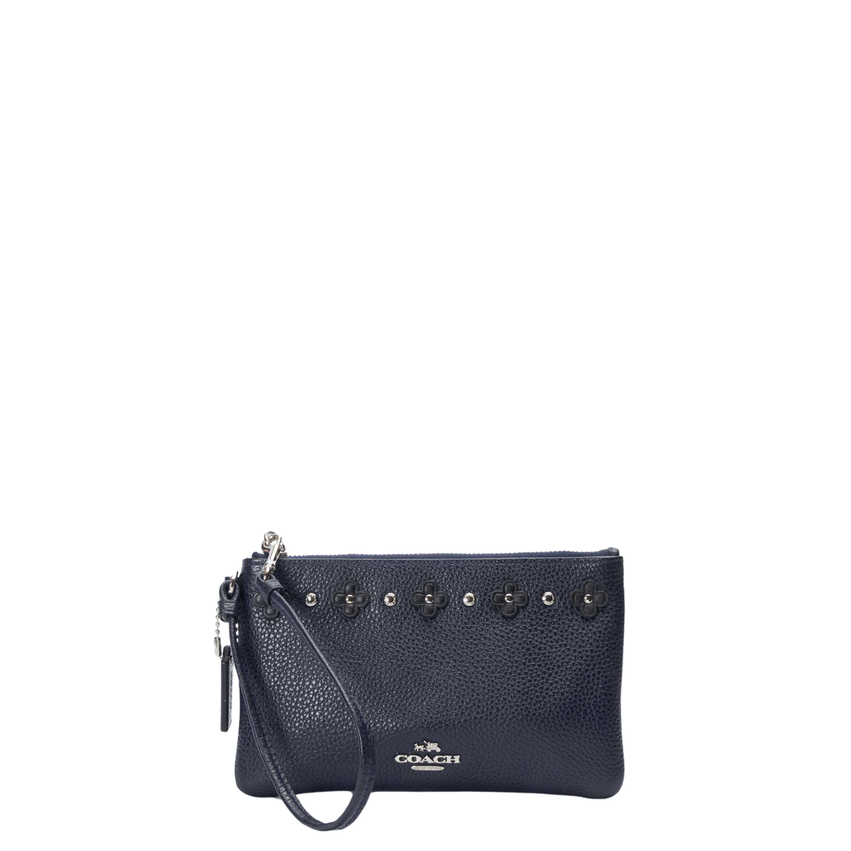 Coach Navy Wristlet