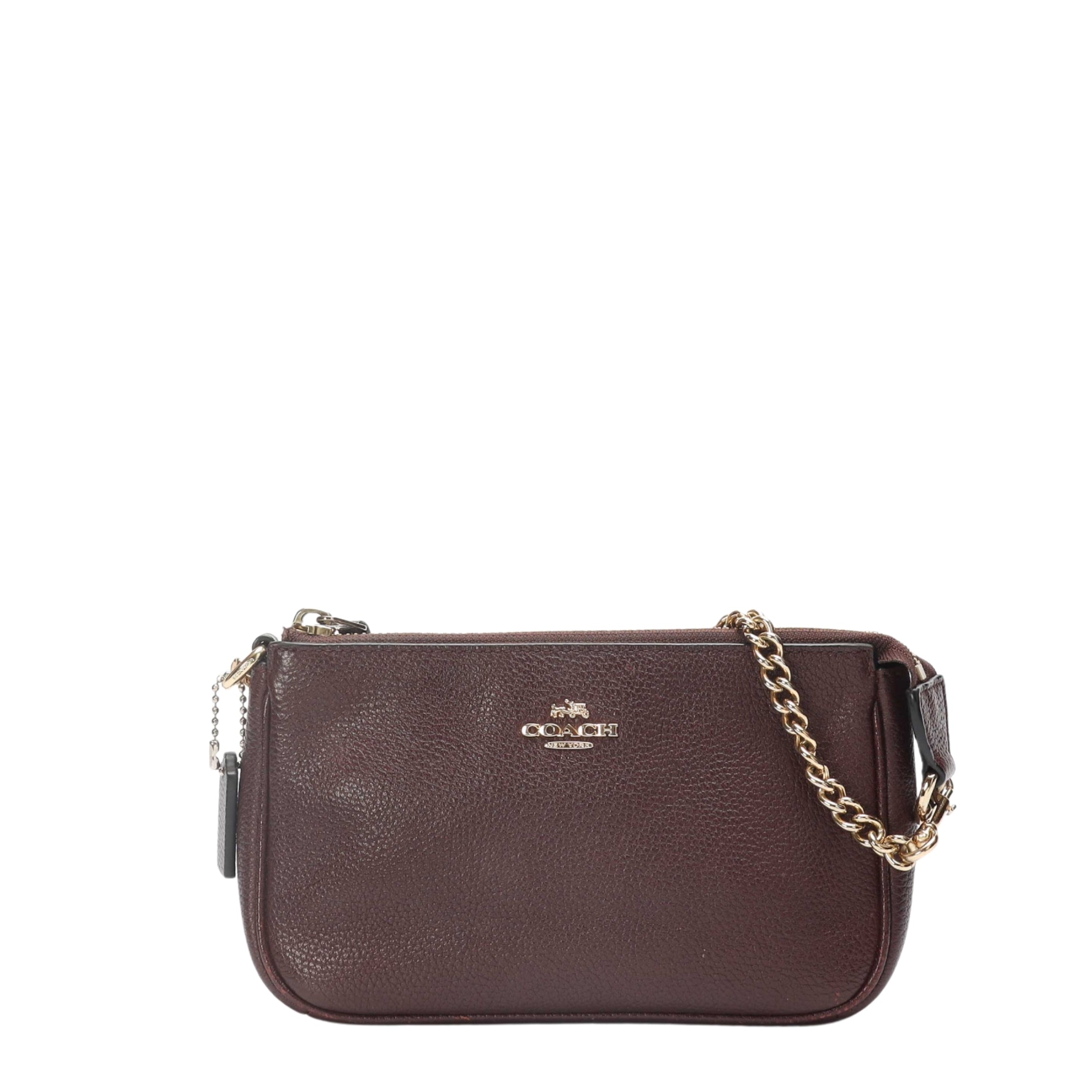 Coach Burgundy Nolita 19 Pochette Bag