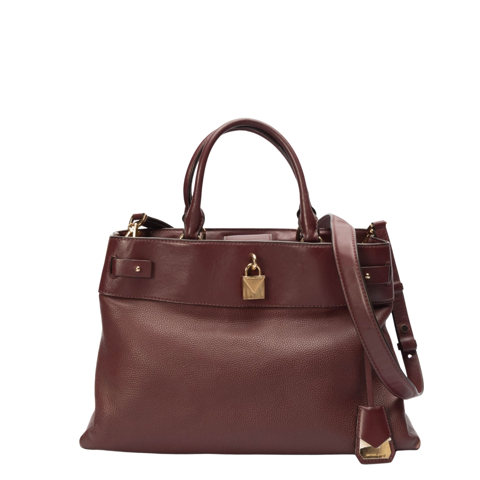 Michael Kors Gramercy Maroon Satchel