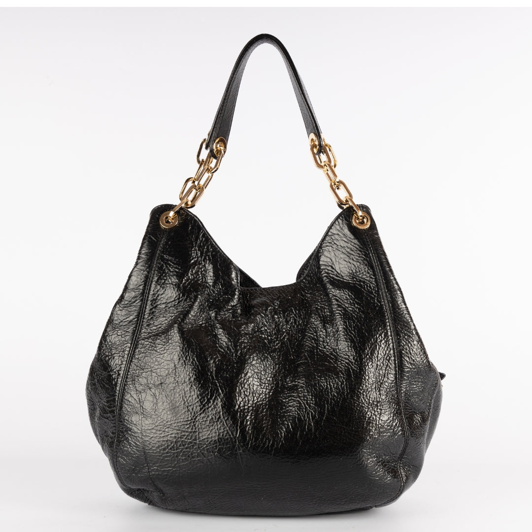 Michael Kors Textured Leather Hobo Bag