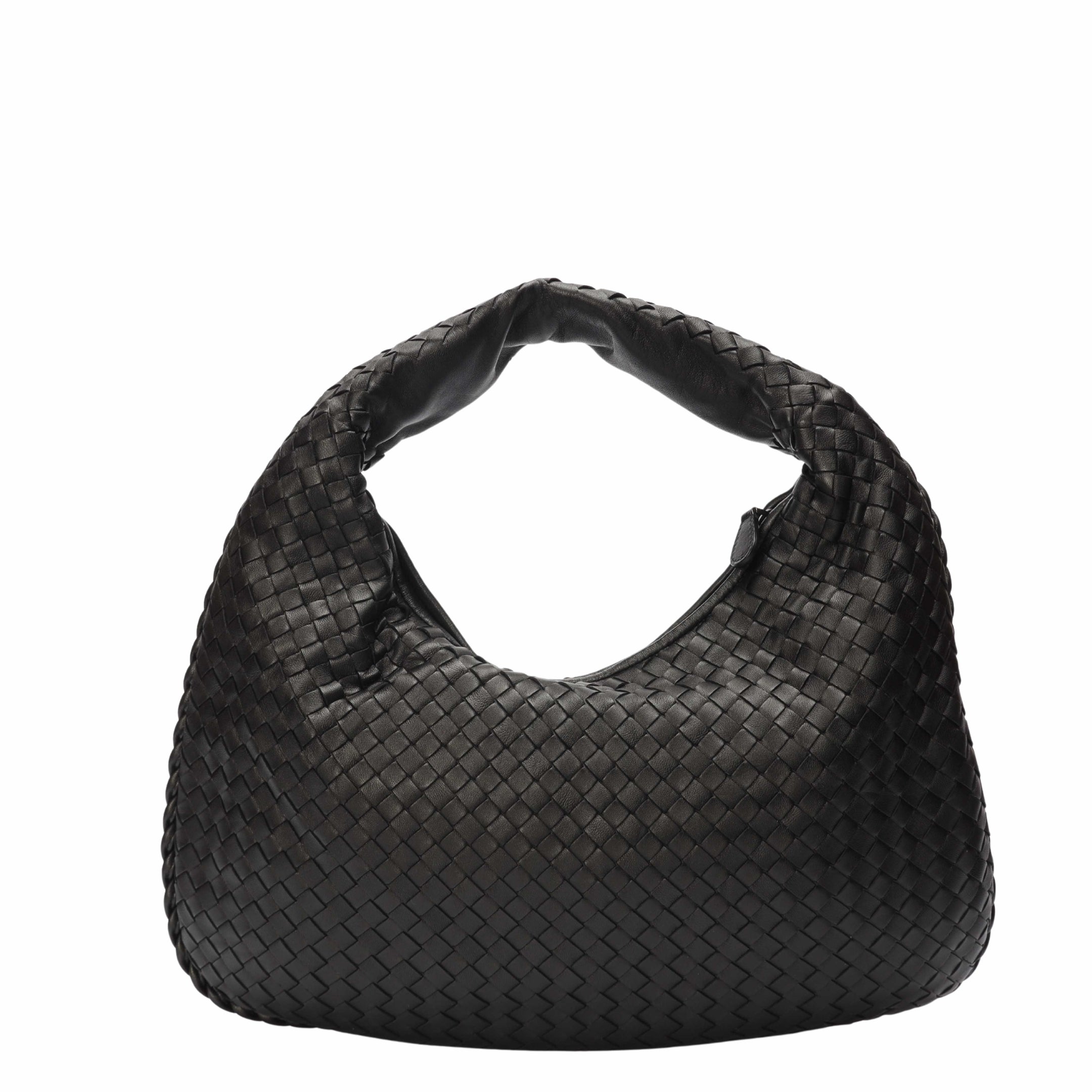 Bottega Veneta Black Hop Shoulder Bag
