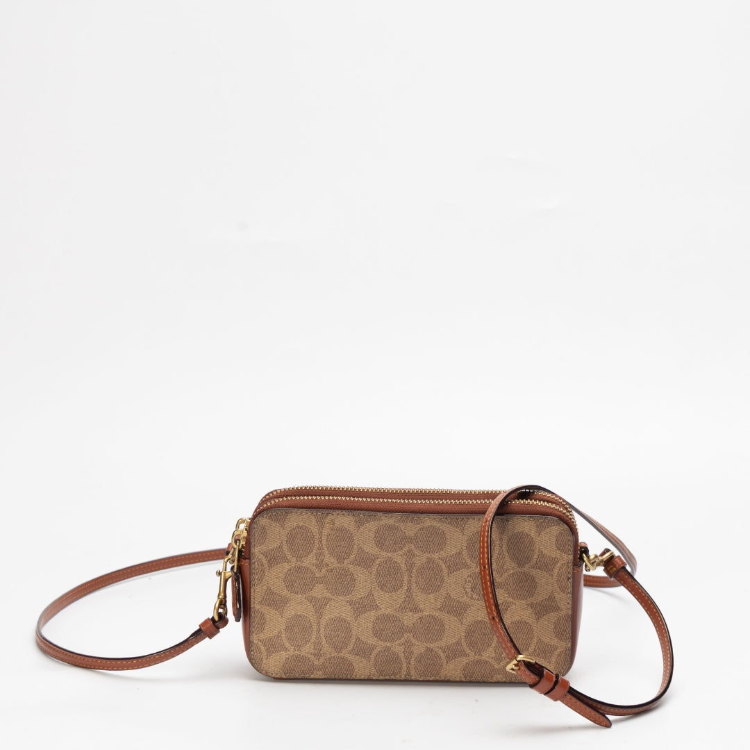 Coach Kira Colorblock Signature Canvas Crossbody Bag