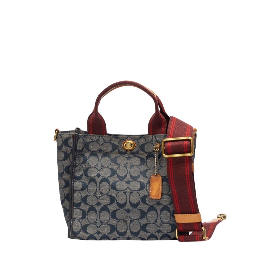 Coach Signature Chambray Convetible Tote