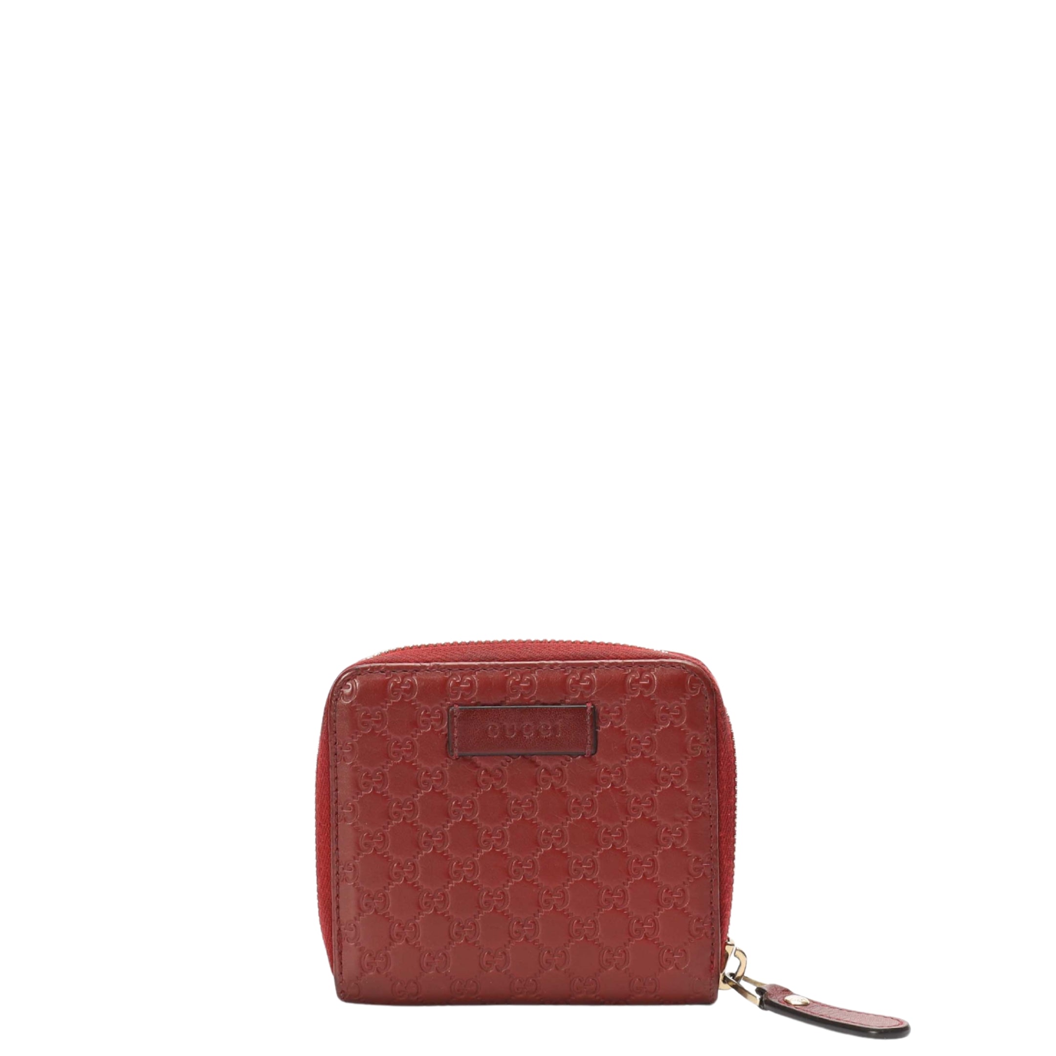 Gucci Red Micro Guccissima Wallet